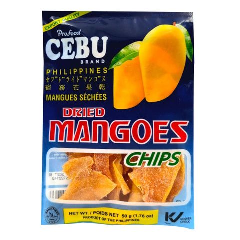 Cebu Brand Dried Mangoes Chips 50g