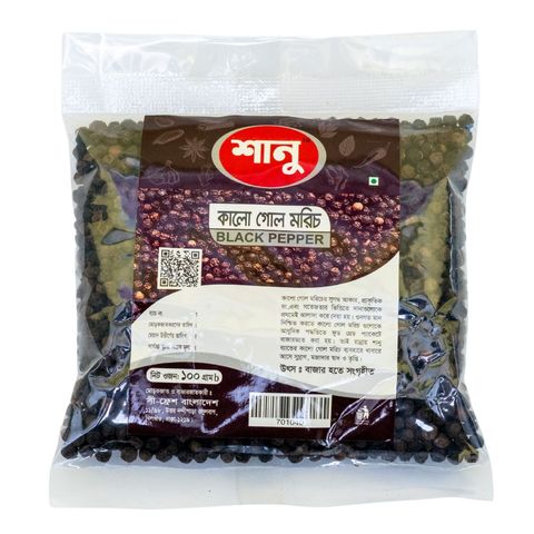 Sanu Kalo Gol Morich (Black Pepper) 100g