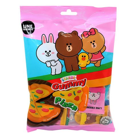 Beardy Line Friends Gummy Pizza 90g