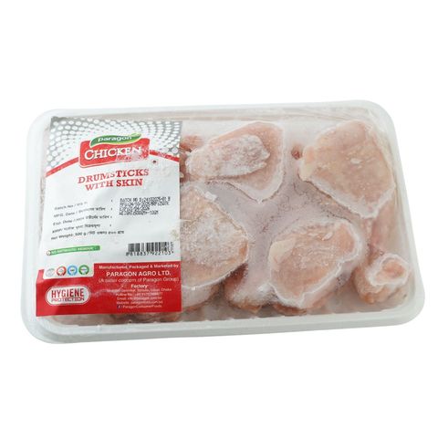 Paragon Broiler Chicken Drumstick With Skin 500g +/- 10g