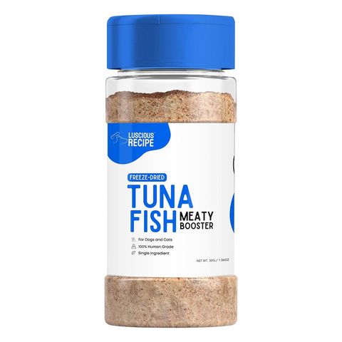 Luscious Recipe Meaty Booster Single Ingredient Freeze-dried Toppers Tuna Fish 30g