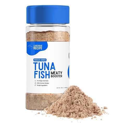 Luscious Recipe Meaty Booster Single Ingredient Freeze-dried Toppers Tuna Fish 30g