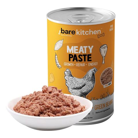 Bare Kitchen Premium Organic Meat Wet Food Paste Vegetable Nutritious Canned Food Chicken Paste 430g