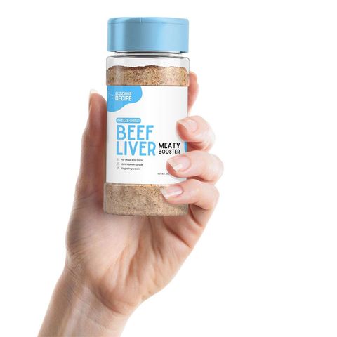 Luscious Recipe Meaty Booster Single Ingredient Freeze-dried Toppers Beef Liver 40g