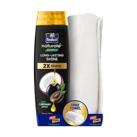 Buy Parachute Natural Long Last Shine Shampoo 320ml & Get Free Towel 1 Piece