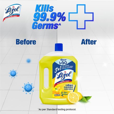 Lizol Floor Cleaner Citrus 2L