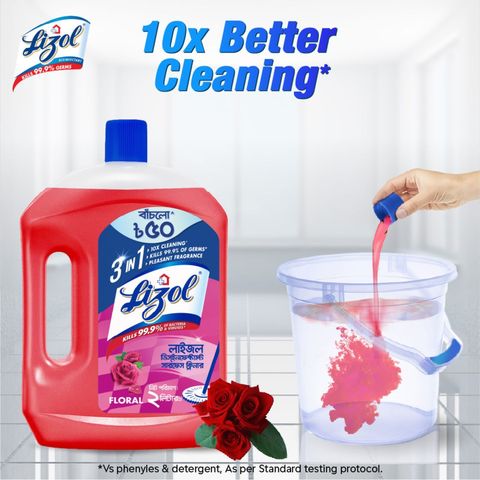 Lizol Floor Cleaner Floral 2L