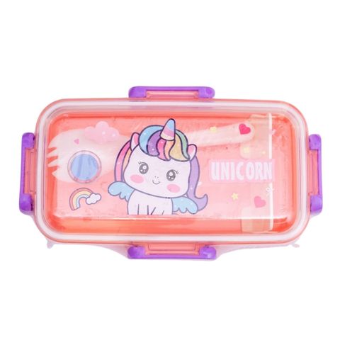 Kids Cartoon Print Tiffin Lunch Box Medium Size Assorted 1 Piece