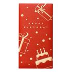 Red Packet (D05) Rectangle Happy Birthday Present 1 Piece