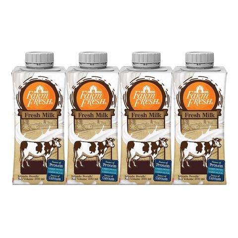 Farm Fresh UHT Fresh Milk 4 x 200ml