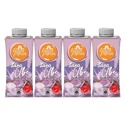 Farm Fresh UHT Taro Ube Flavoured Milk 4 x 200ml