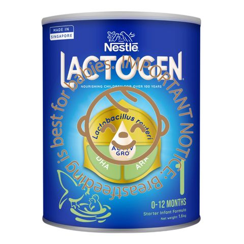 Lactogen 1 Starter Infant Milk Formula (0-12 Months) 1.6kg