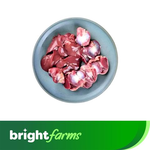 brightfarms Broiler Chicken Liver Gizzard Frozen (Gila-Kolija) 500g