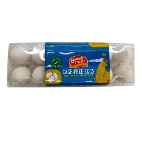 Bounty Fresh Cage-free White Eggs 12 Pieces