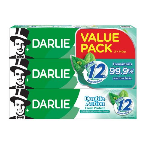 Darlie Double Action Fresh Protect Toothpaste 3 x 140g