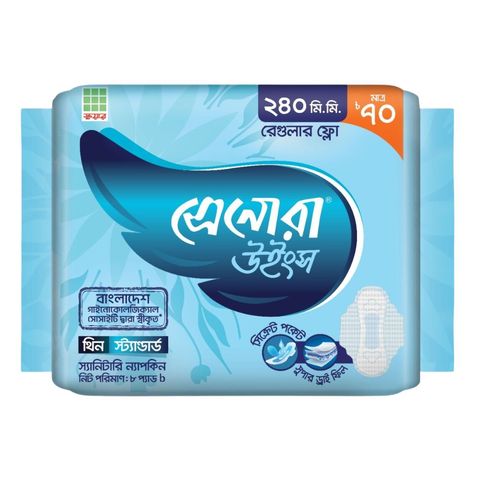 Senora Wings Sanitary Napkin 240mm Pad 8 Pieces
