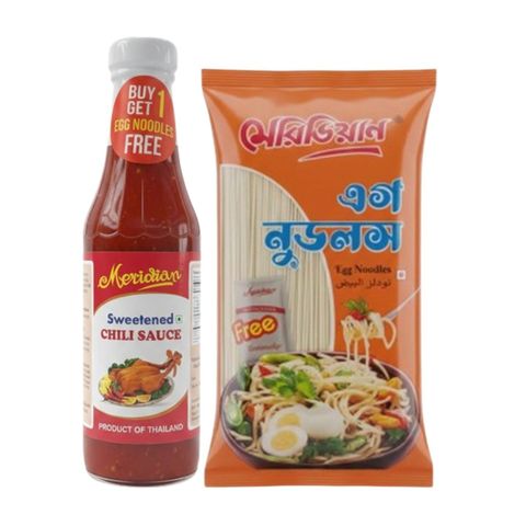 Buy Meridian Sweetened Chili Sauce 340ml & Get Free Meridian Egg Noodles 130g