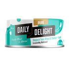 Daily Delight Pure Skipjack Tuna & Chicken Wet Cat Food 24x80g