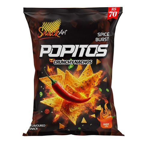 Popitos Crunchy Nachos Spice Burst 58g