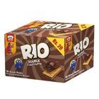 Rio Double Chocolate Sandwich Biscuits (Snack Pack) 16 Pieces