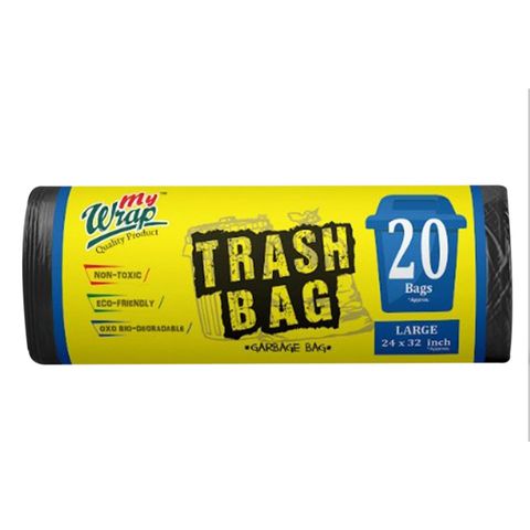 My Wrap Trash Loose Roll Size Large (24 x 32 Inches) 20 Bags