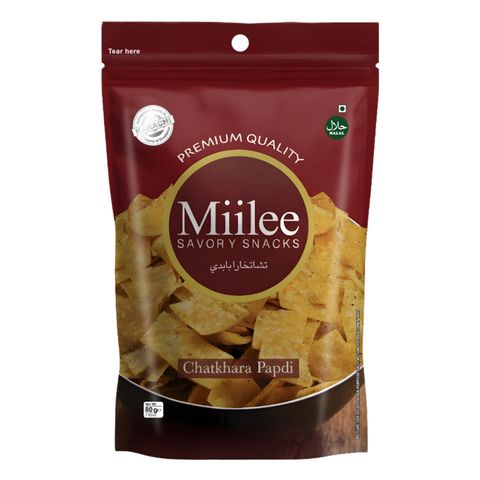 Miilee Premium Quality Chatkhara Papdi Savory Snacks 80g