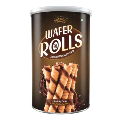 Snakitos Wafer Rolls Dark Chocolate Flavor 1 Unit