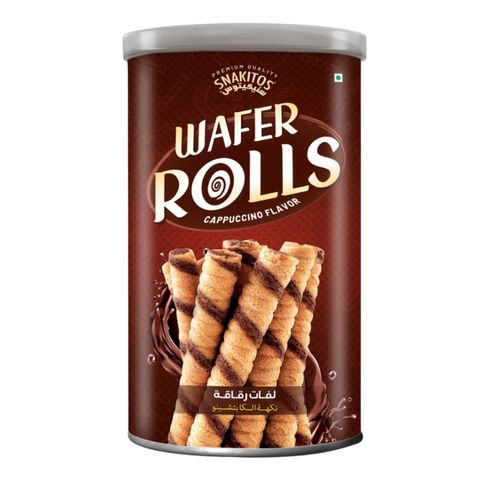 Snakitos Wafer Rolls Cappuccino Flavor 1 Unit