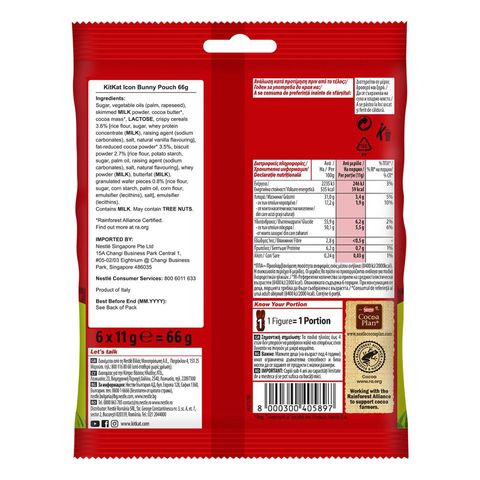 Kitkat Easter Icon Bunny 6 x 11g