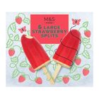 M&S Large Strawberry Split Lollies 408g