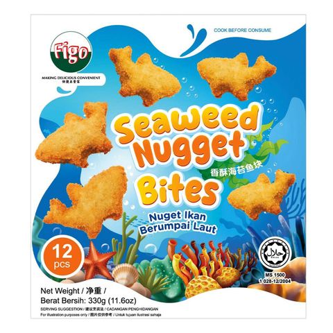 Figo Seaweed Nugget Bites 330g