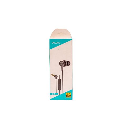 Valdus E-51 Wire Controlled Stereo Earphone With Mic 1 Piece