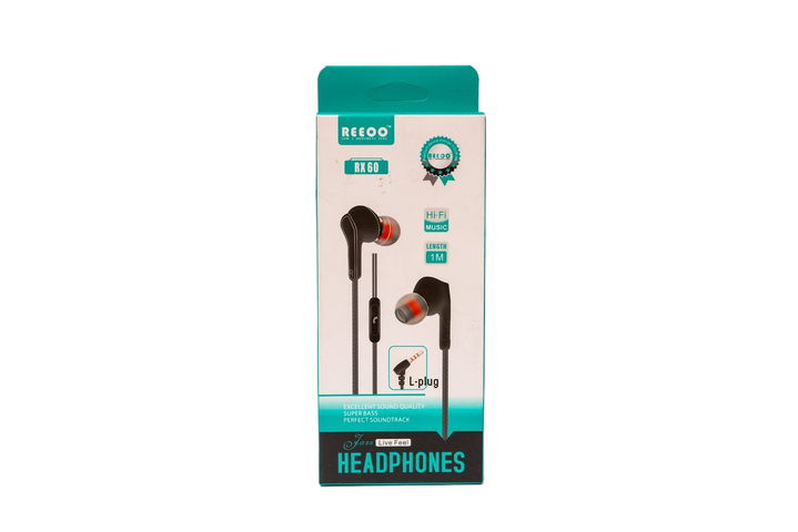 Reeoo Rx60 Wired Headphone 1 Piece