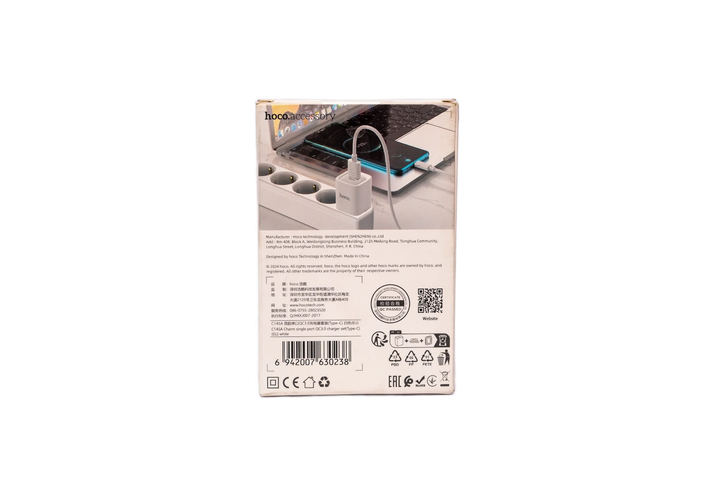 Hoco Qc 18w Mini Type C Charger 1 Piece