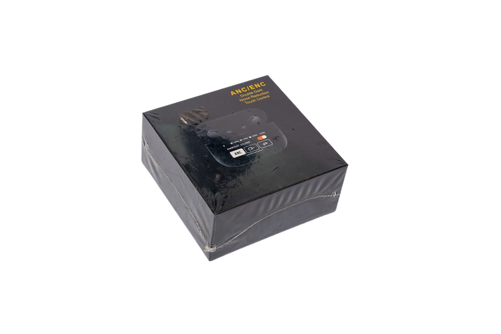 Anc/enc Double Dark Ear Phone Black 1 Piece