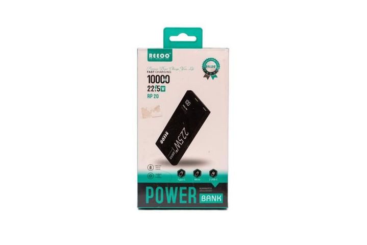 Reeoo Rp20 10000mah 22.5w Power Bank 1 Piece