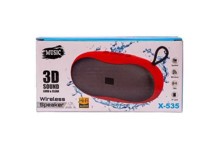 Music 3d Sound X-535 Wireless Speaker Assorted 1 Piece