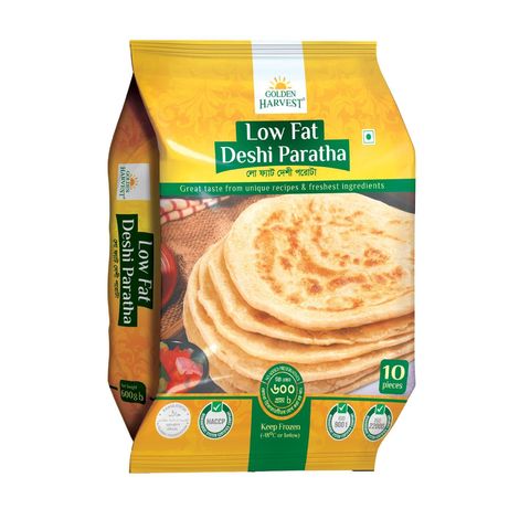 Golden Harvest Low Fat Deshi Paratha 10 Pieces 600g