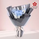 Flower Bouquet Preserved 3 Blue Roses 1 Unit - VPR2652G