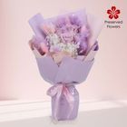 Flower Bouquet Preserved 3 Purple Roses 1 Unit - VPR2653G