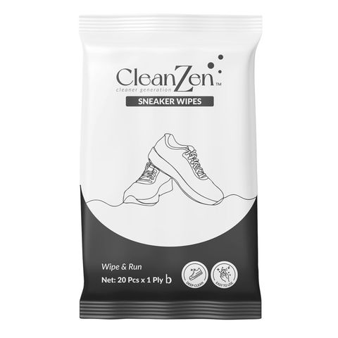 CleanZen Sneaker Wipes 20 Pieces x 1 Packet