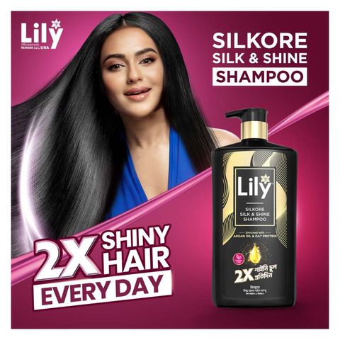 Lily Silkore Silk & Shine Shampoo 1000ml