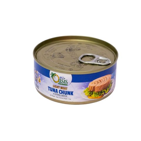 Akij Oasis Light Meat Tuna Chunk In Spring Water 160g