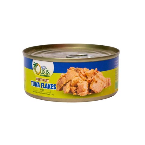 Akij Oasis Light Meat Premium Tuna Flakes In Oil 160g