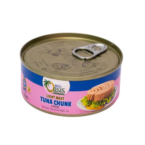 Akij Oasis Light Meat Tuna Chunk In Brine 160g