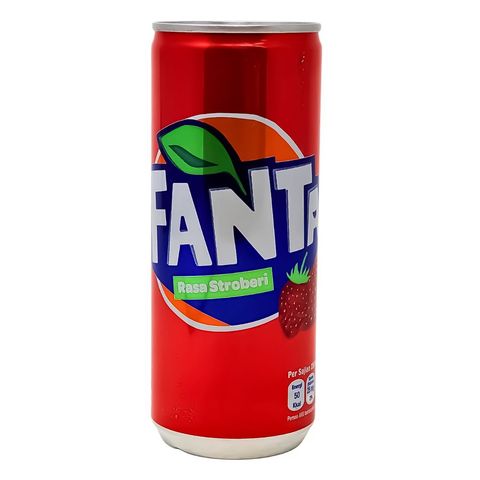 Fanta Strawberry (Rasa Stroberi) Imported Can 250ml