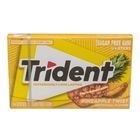 Trident Pineapple Twist Sugar Free Gum Artificial Flavor Sticks 14 Pieces