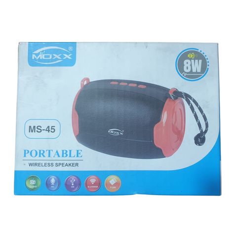 Moxx Ms 45 Portable 8W Wireless Speaker 1 Piece