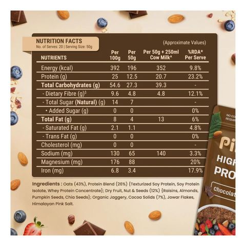 Pintola High Protein Oats 400g