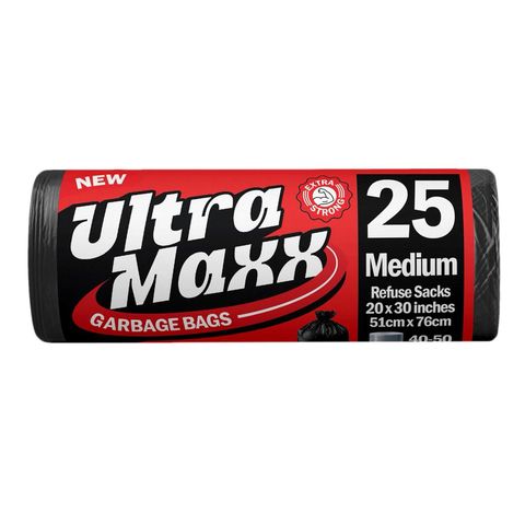 Ultra Maxx Medium Home Kitchen & Office Garbage Bags (No. 25) 1 Unit